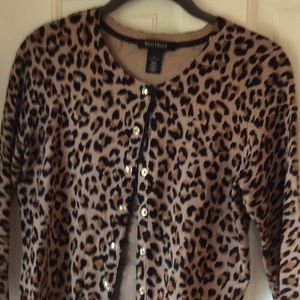 Animal Print Cardigan